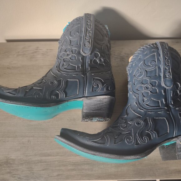 Lane Boots Robin Booties - NWT - size 8.5 - beautiful western moto ankle boots - Picture 5 of 9